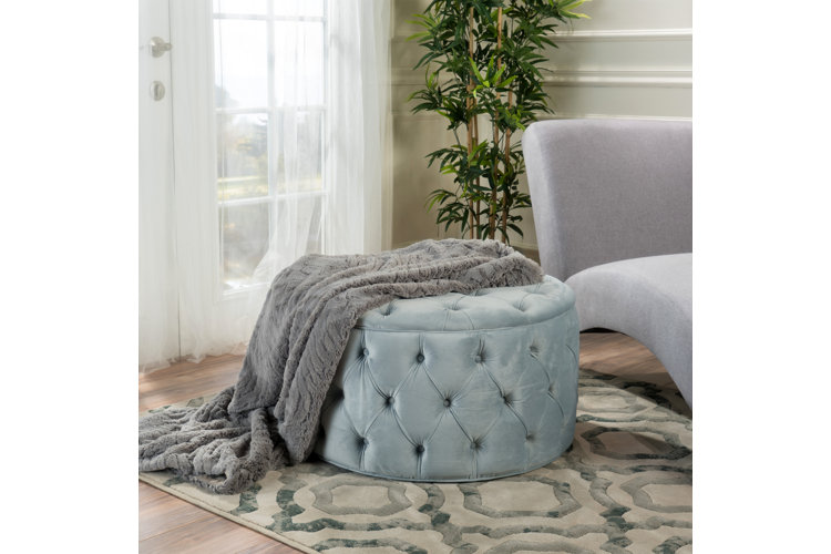 Woodberry tufted outlet cocktail ottoman